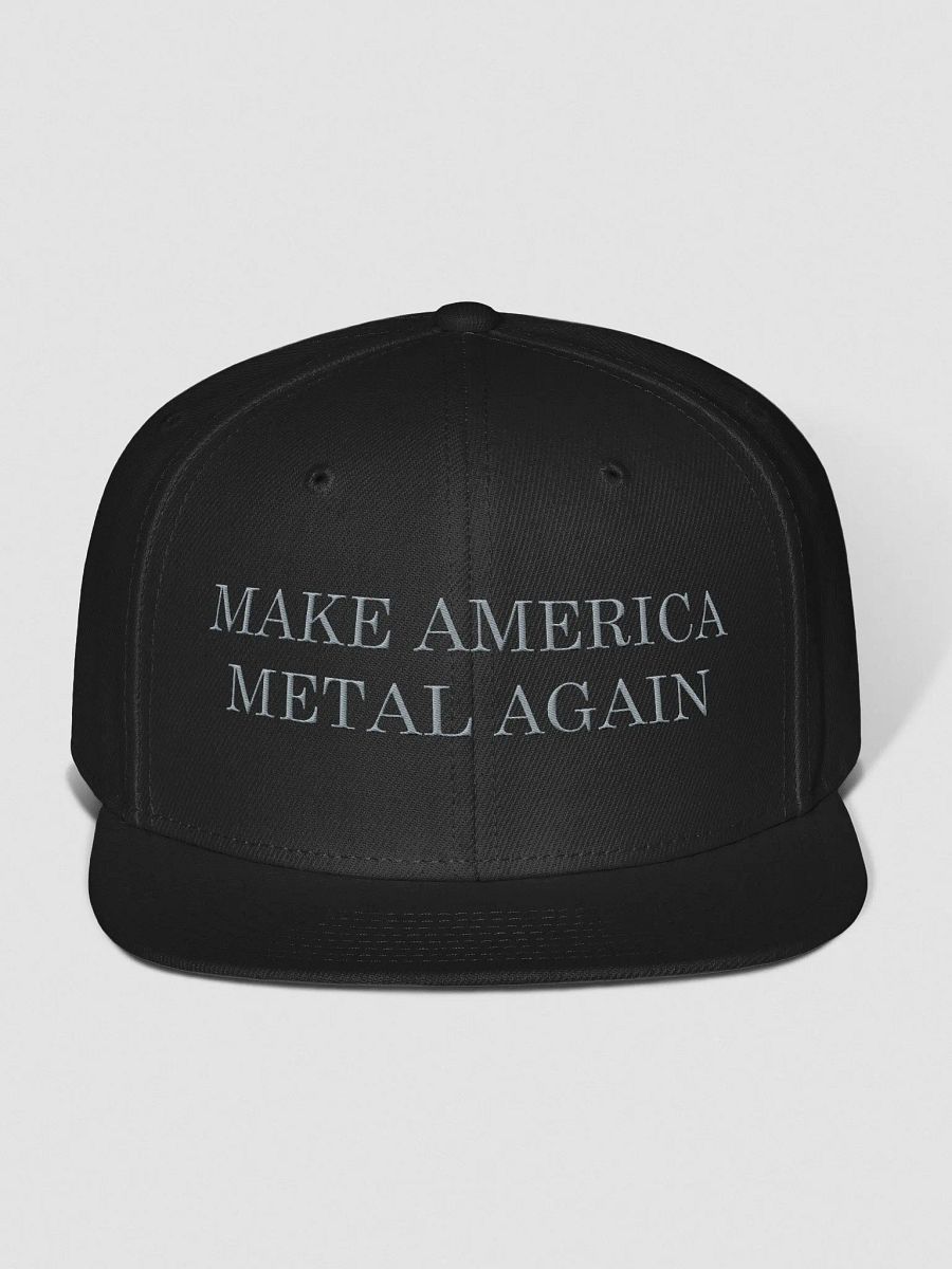 Make America Metal Again Snapback - Grey product image (1)