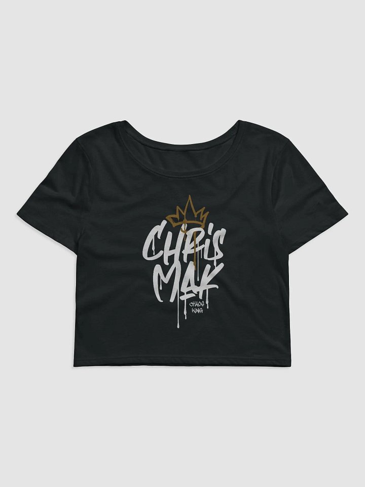 Chaos King Crop top in Black product image (1)