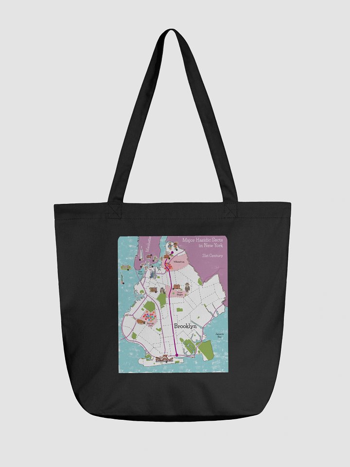 Hasidic Sects of NY Map Tote product image (1)