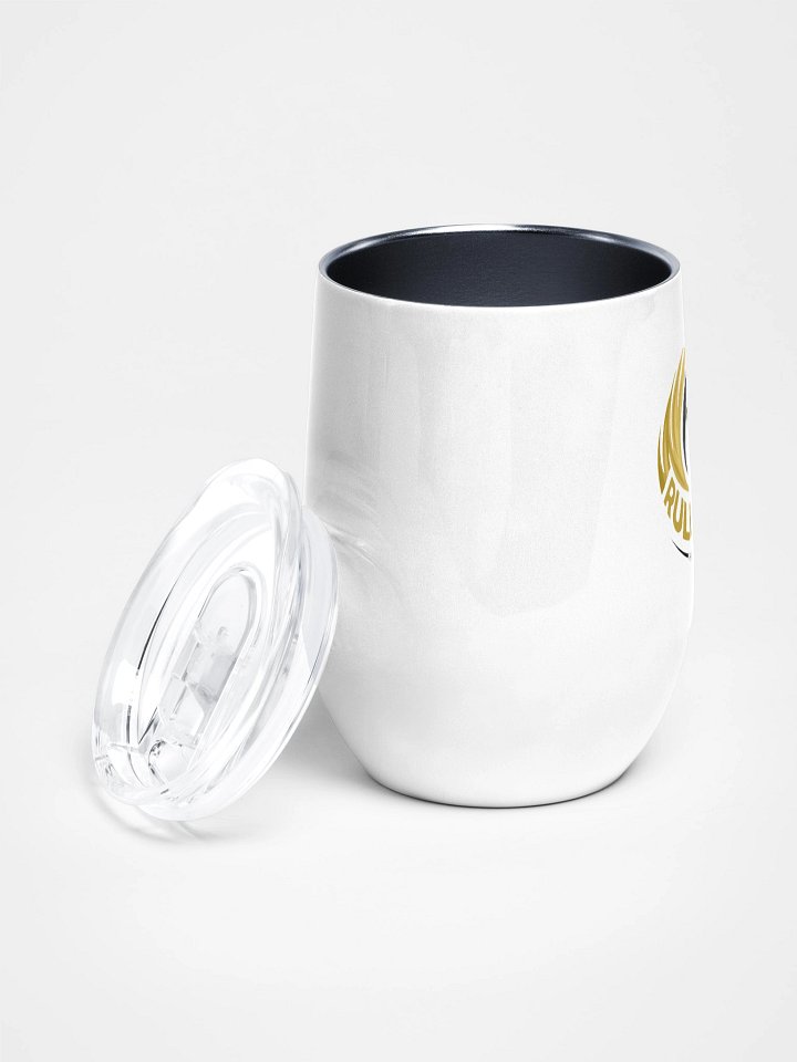 Rule #7 Wine Tumbler Black and Gold product image (2)