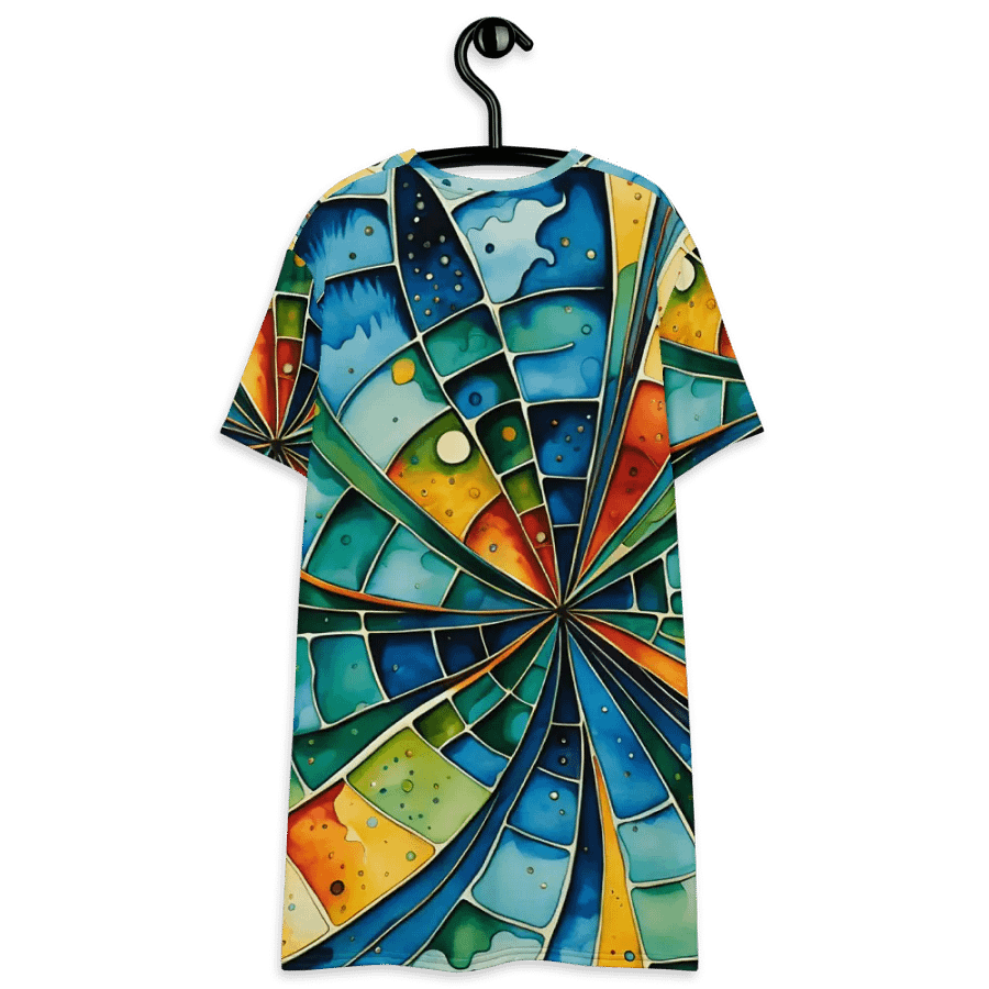 Kaleidoscope Dream T Shirt Dress product image (8)