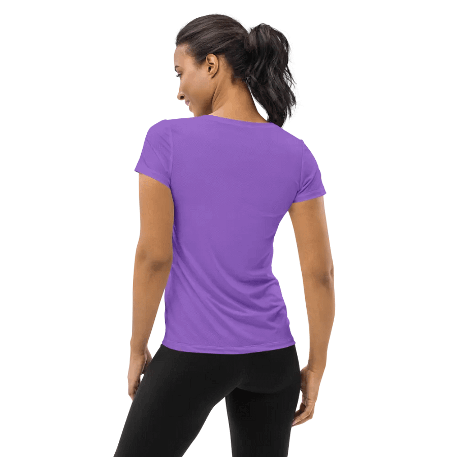 Plain Color Amethyst Athletic T-Shirt product image (2)