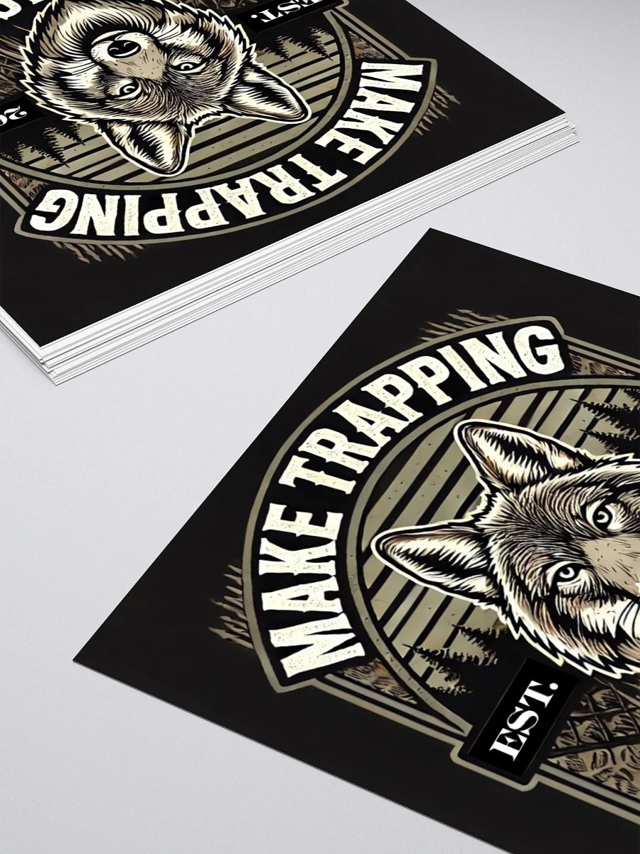TRUS "Make Trapping Great Again" Sticker product image (13)