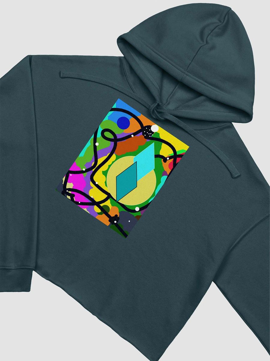 Color Blast Crop Top Hoodie product image (22)