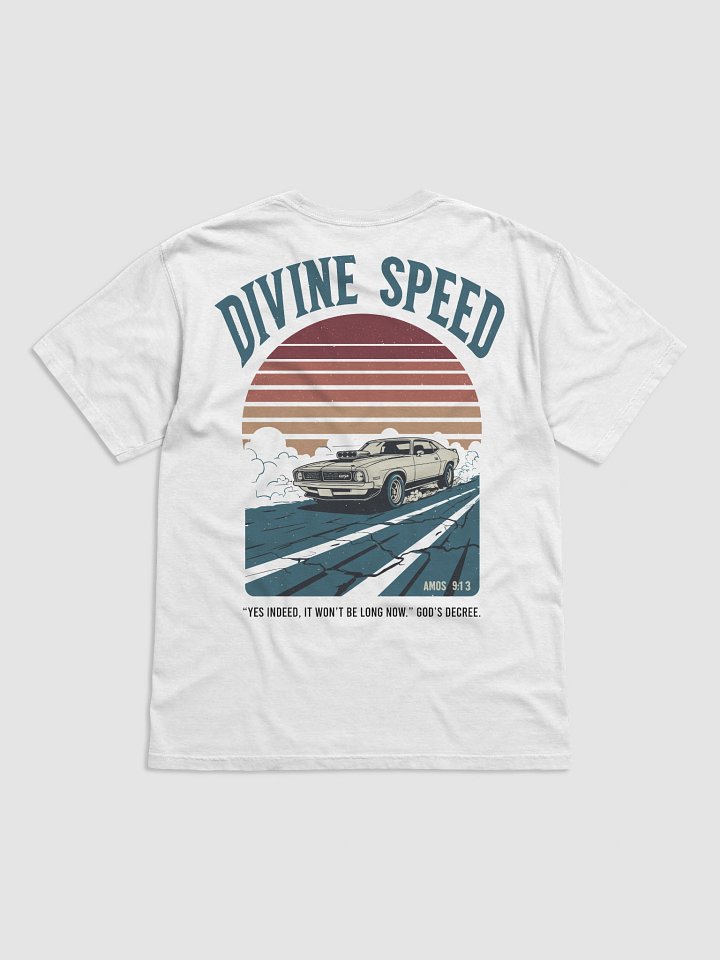 Divine Speed Retro Amos 9:13 Heavyweight Tee product image (1)