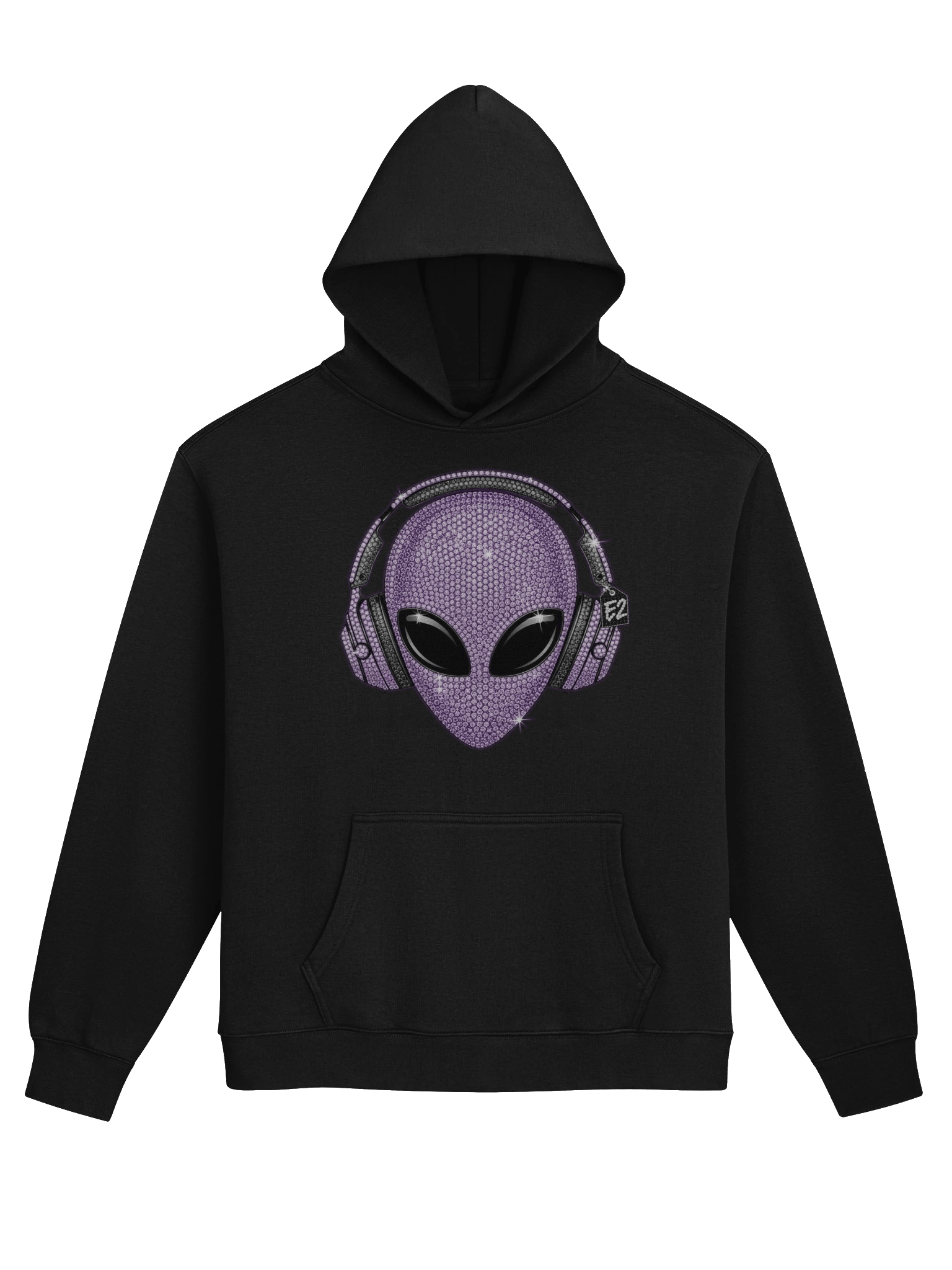 Premium Purple Diamonds e² Logo Hoodie product image (3)