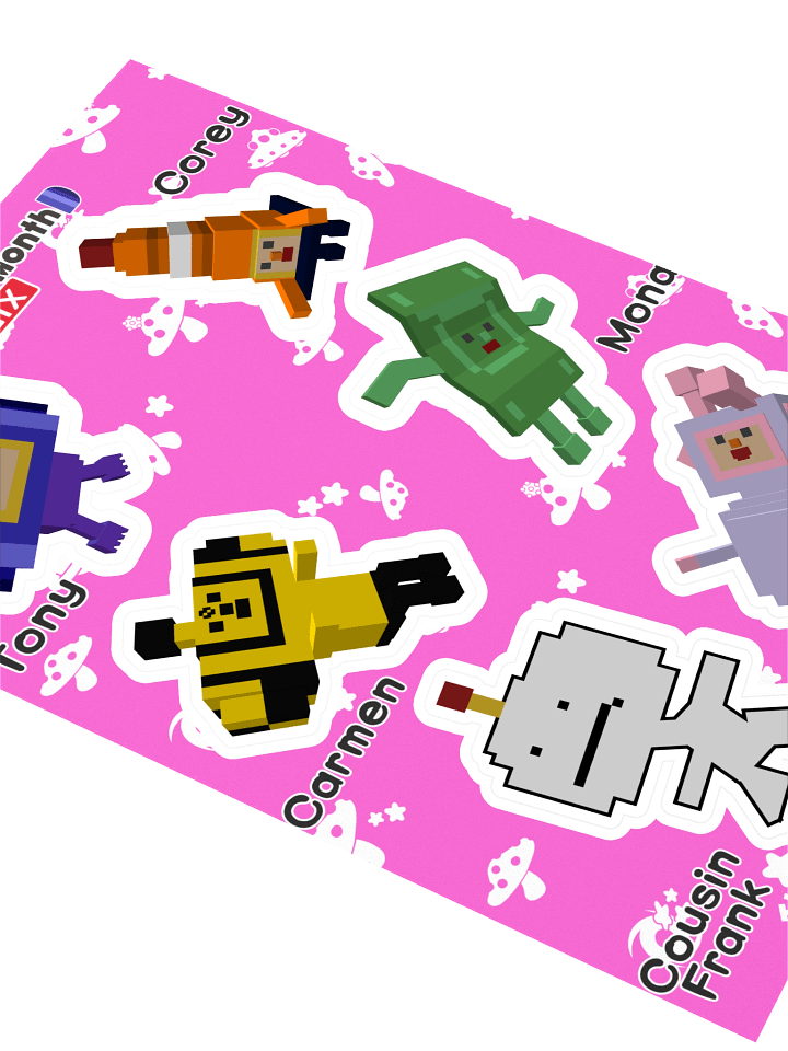 KDM6 OC Cousin Sticker Sheet #4 product image (2)