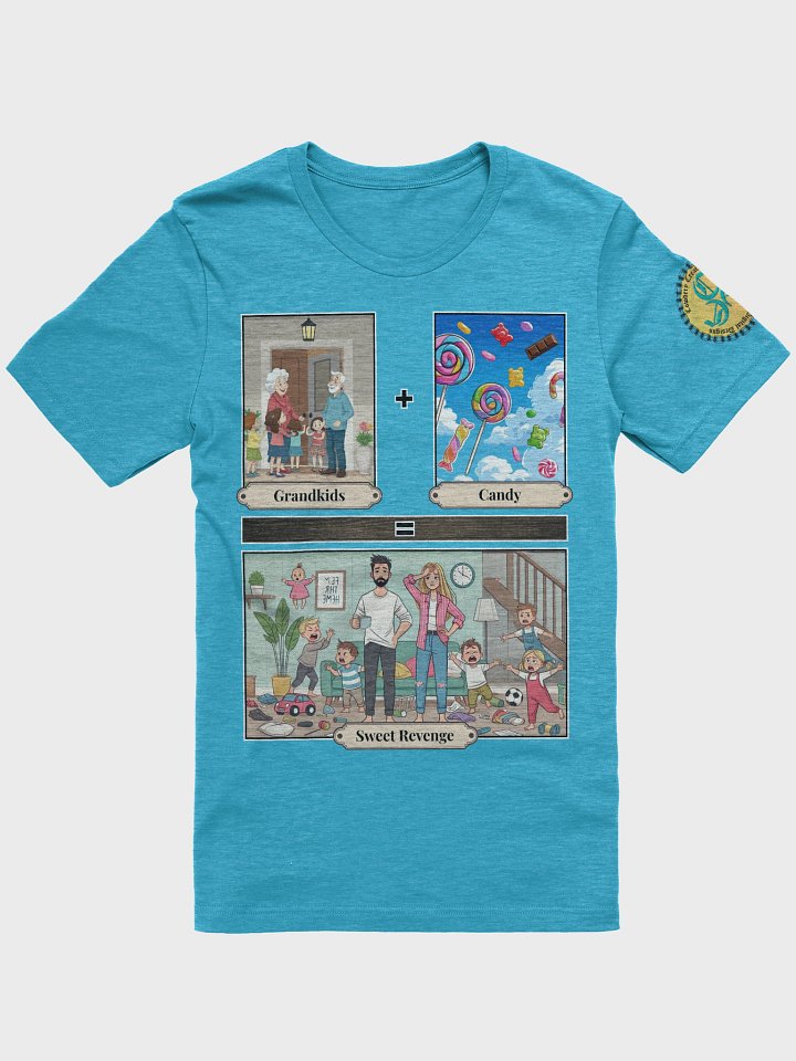 Grandkids + Candy = Sweet Revenge (Both) Bella+Canvas Supersoft T-Shirt Colors (5) product image (25)