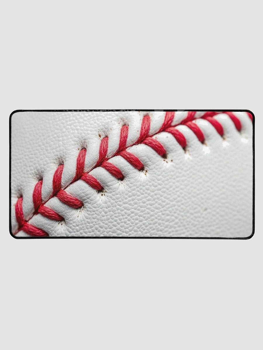 Baseball Stitching Desk Mat - Macro Sports Texture product image (1)