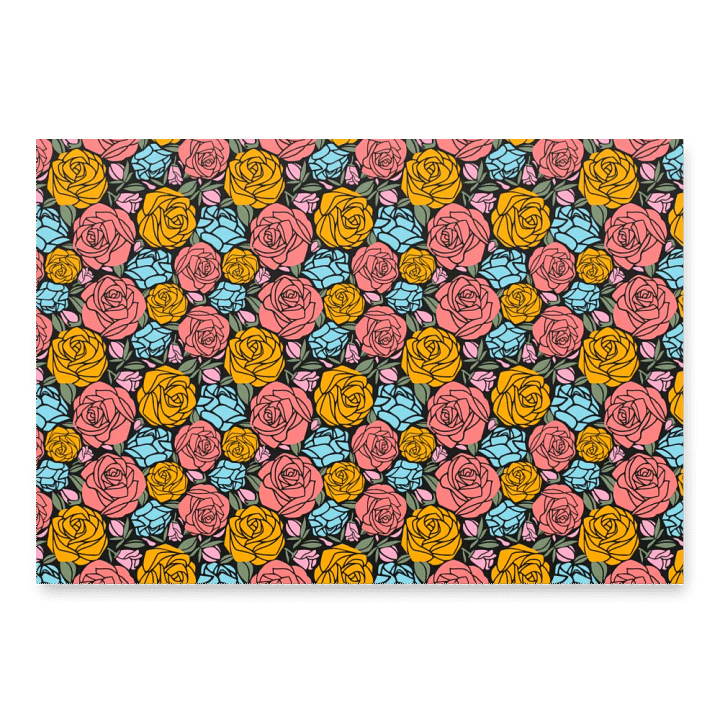 Rose Garden Wrapping Paper Set product image (2)