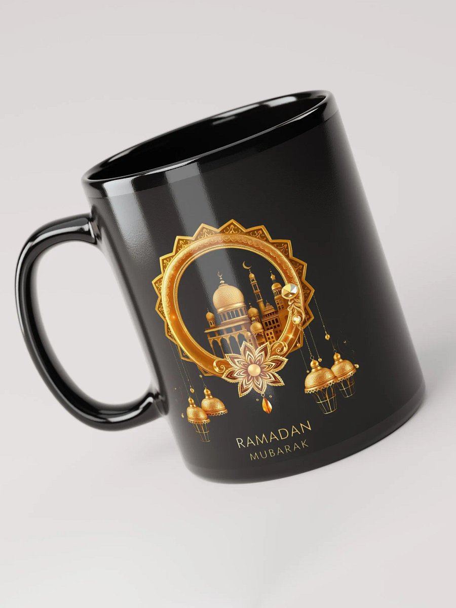 Ramadan Mubarak Black Mug product image (5)