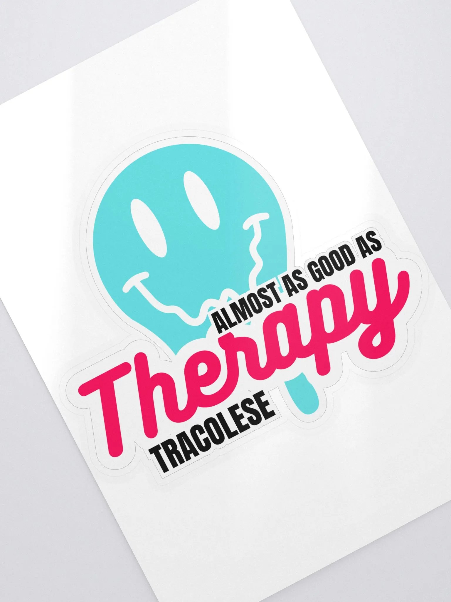 Almost as Good as Therapy - Smiley Sticker product image (2)