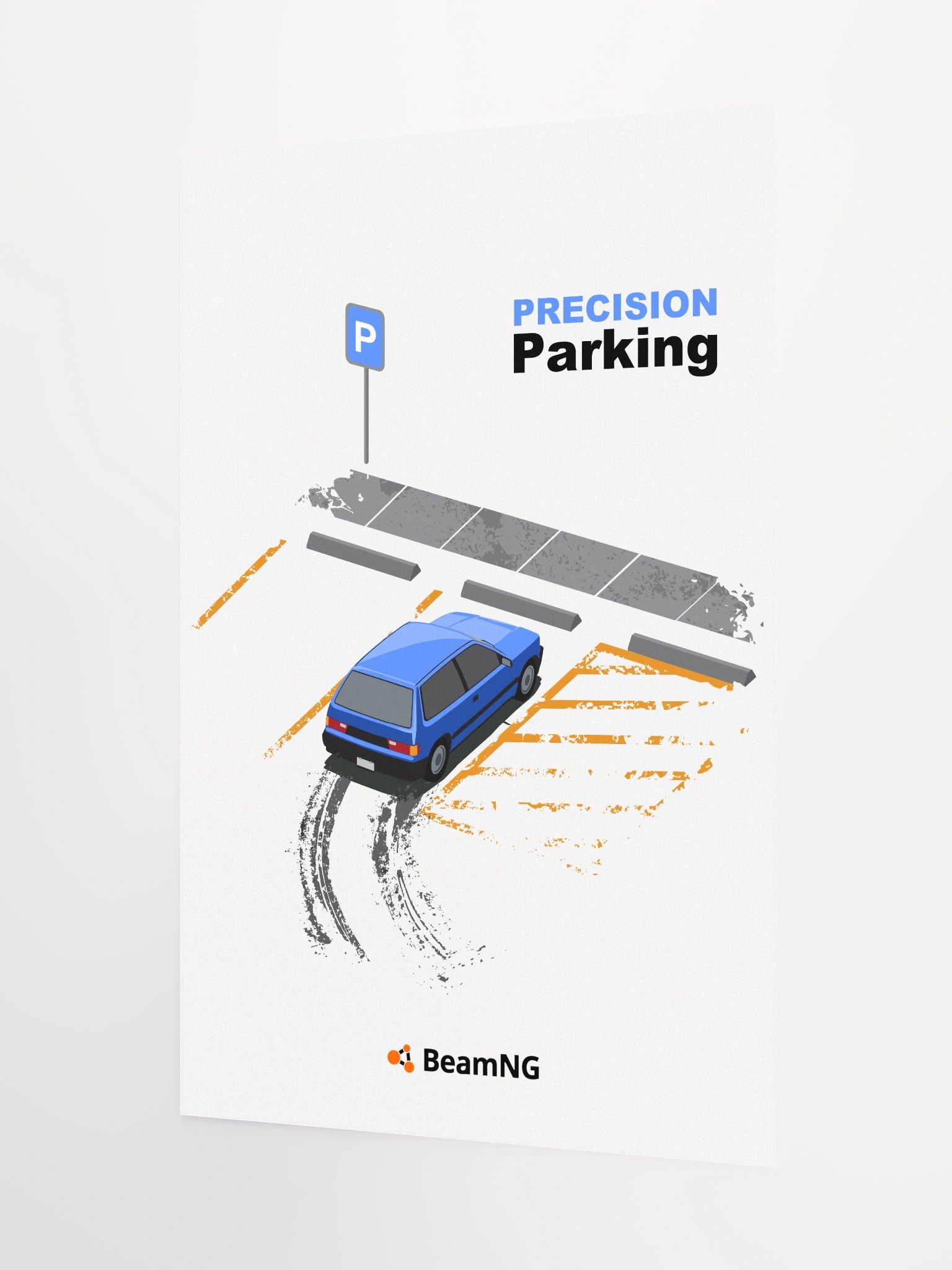 Precision Parking Stylized Poster product image (3)