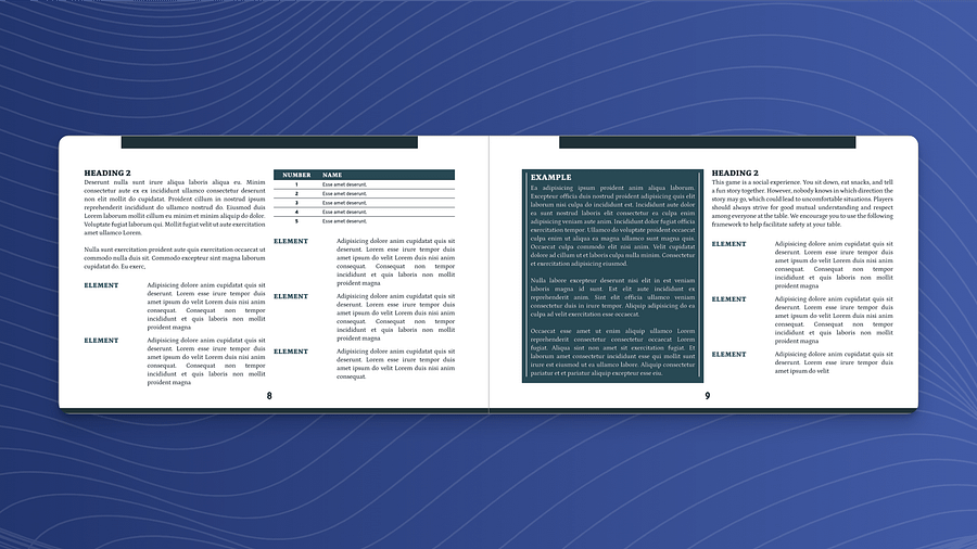 Portrait and Landscape Affinity Publisher Templates: Inspired by Songs and Sagas product image (5)