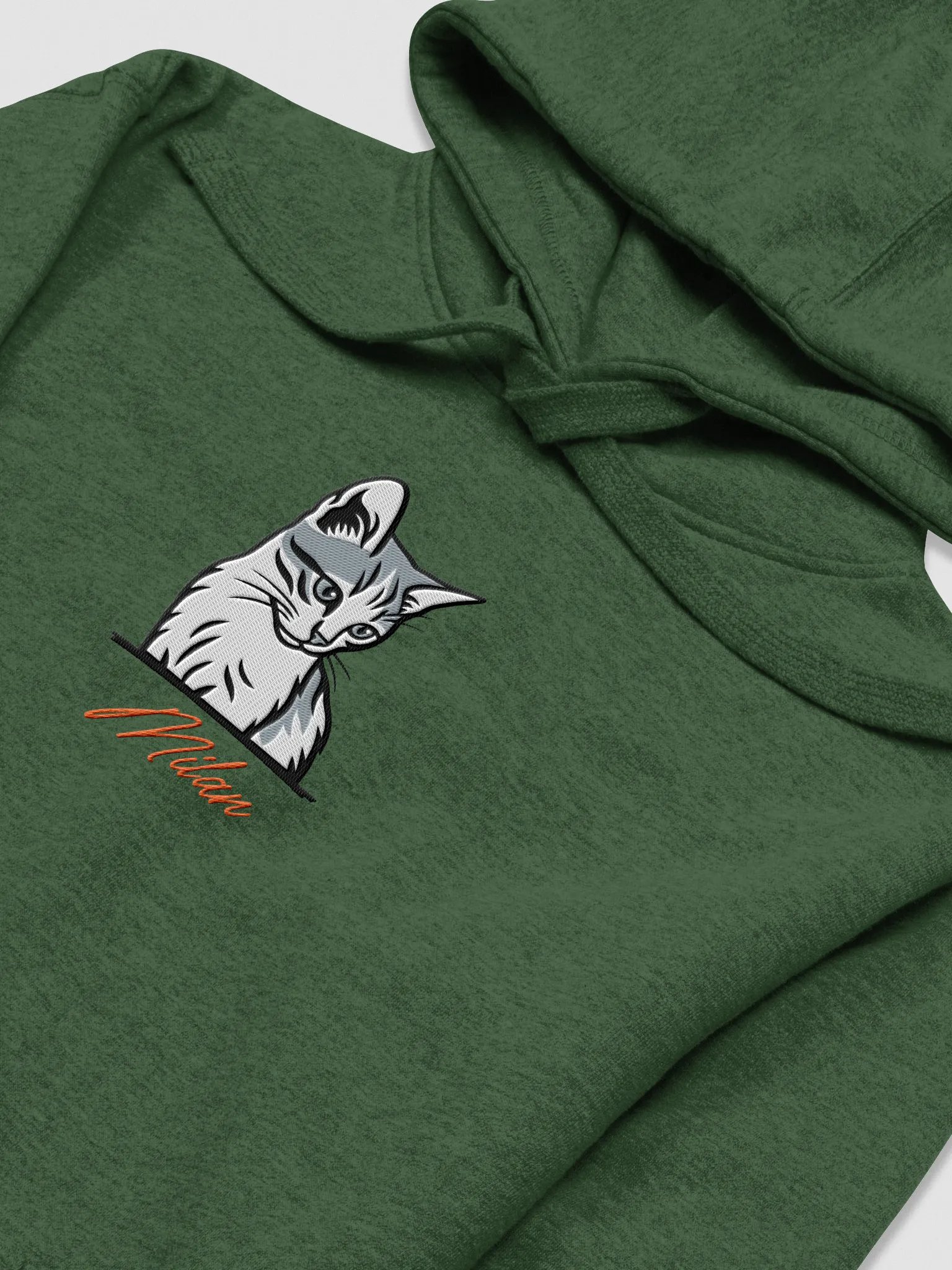 YOUR CAT! / HOODIE WITH PERSONALIZED NAME / EMBROIDERED product image (1)
