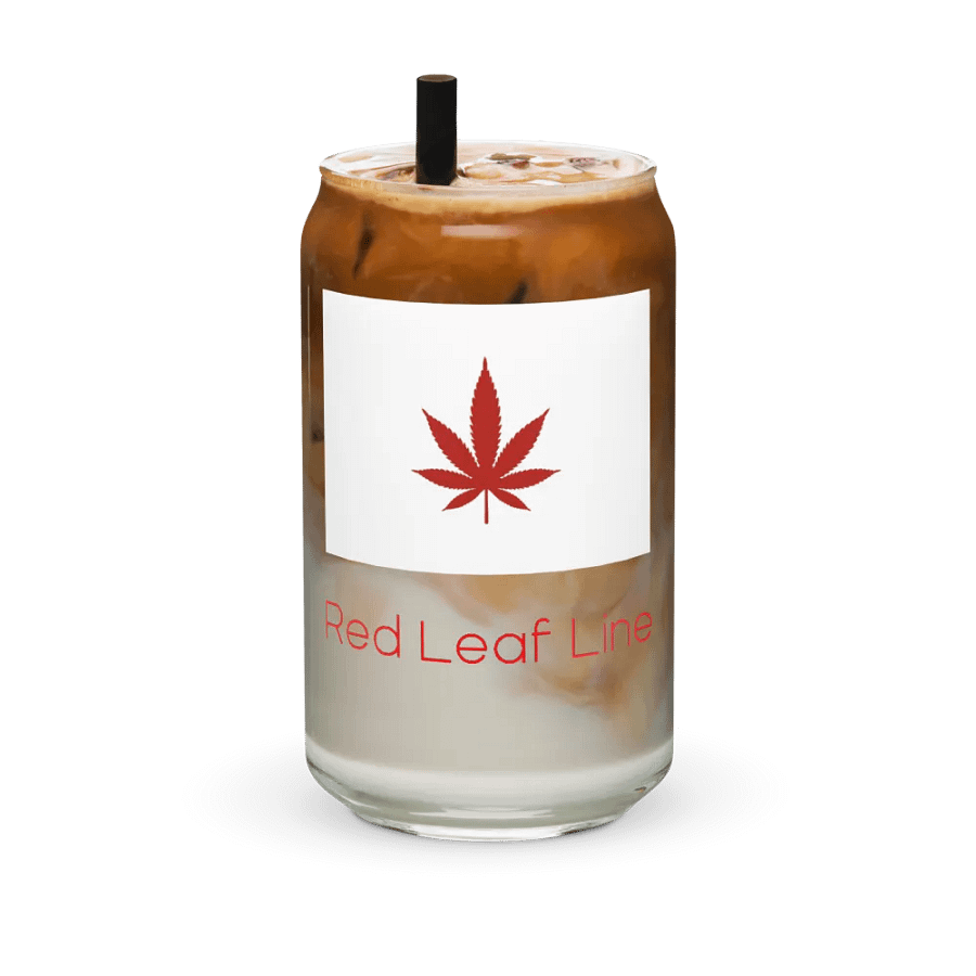 Red Leaf Line Can-Shaped Glasses product image (36)