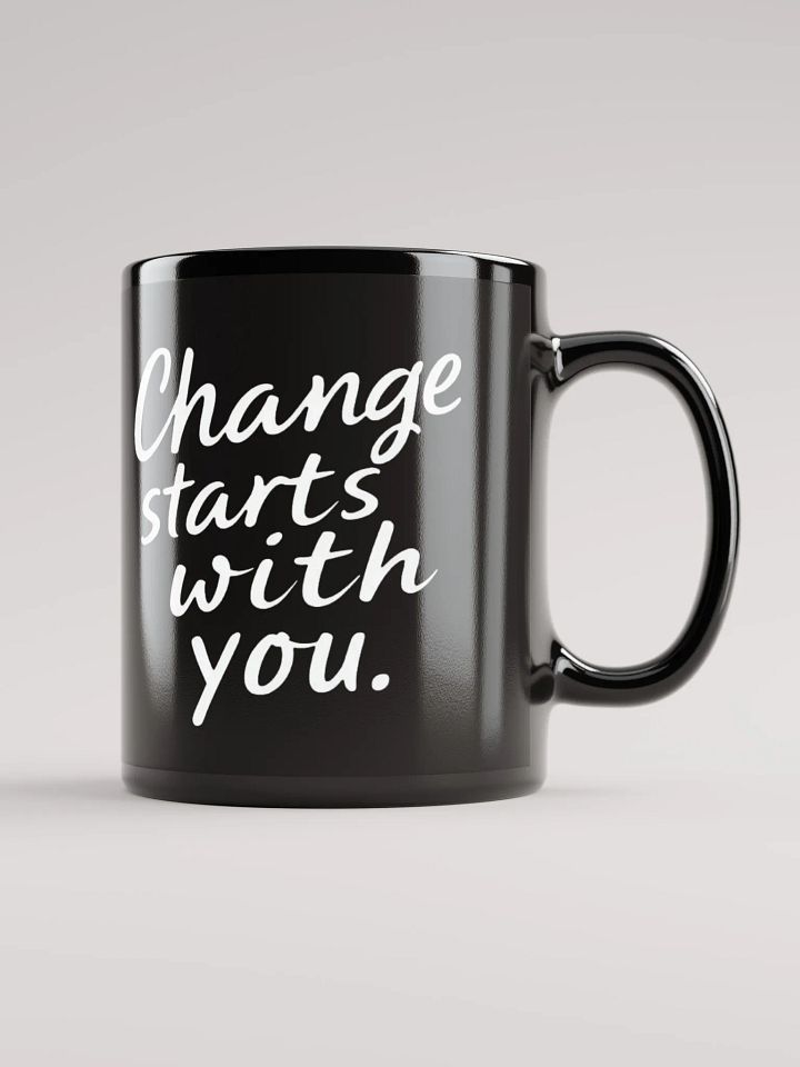 Transform Your Life and the Planet with Leonardo DiCaprio’s Powerful Message:   Change Starts With You – Inspirational Mug for True Fans product image (1)