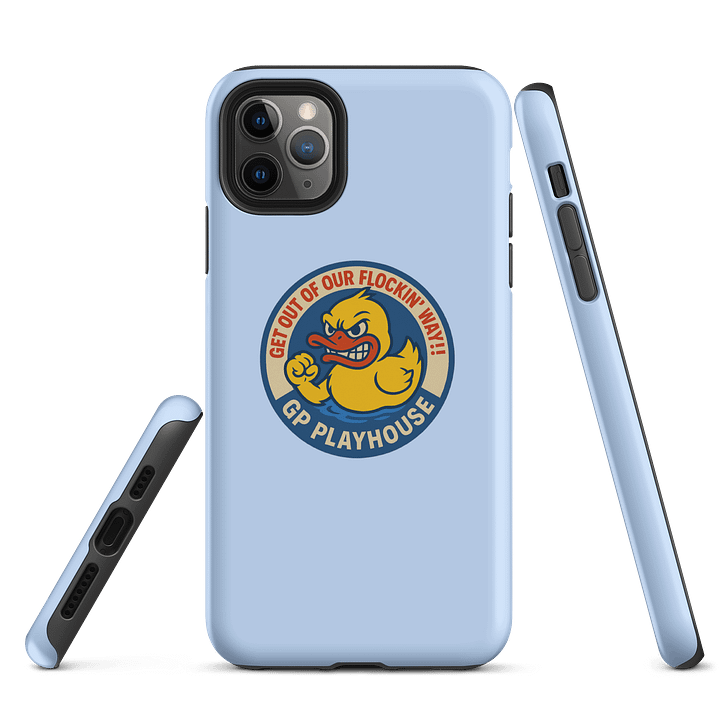 🚫 Get Out Of Our Flockin’ Way!! – GP Playhouse Rubber Duck Phone Case 🚫 product image (3)