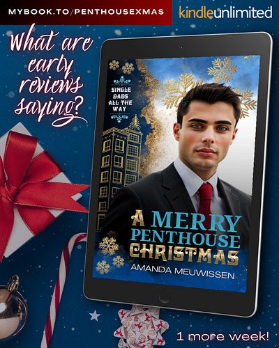 ❄️We are 1 WEEK AWAY from the release of A Merry Penthouse Christmas, my installment in the multi-author collaboration Single...