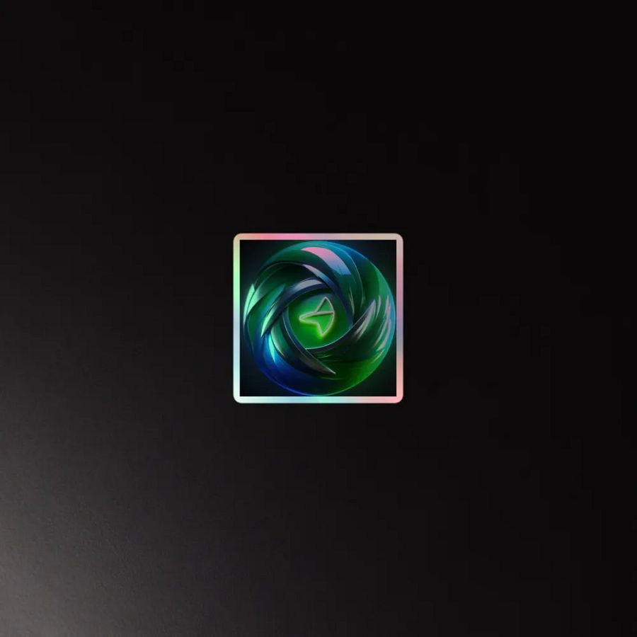 Luminous Logo Holographic Sticker Set product image (4)