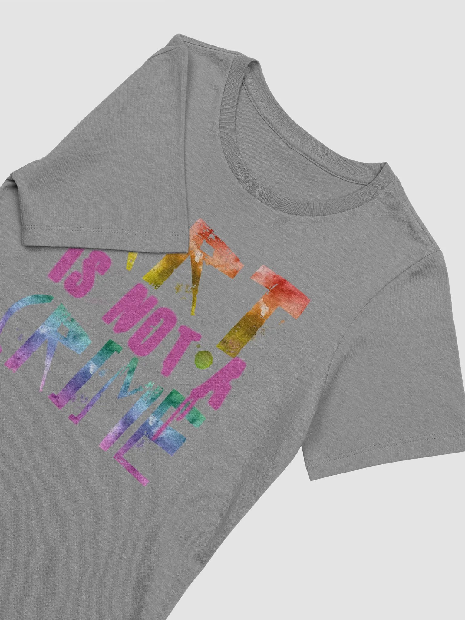 Art Is Not A Crime Femme Fit Tee product image (13)