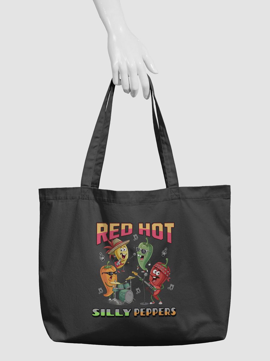 Red Hot Silly Peppers Organic Tote Bag product image (3)