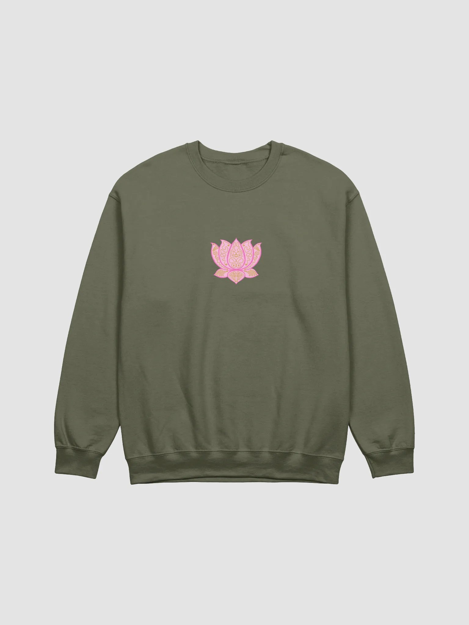 Golden Lotus Eye Crewneck Sweatshirt product image (1)
