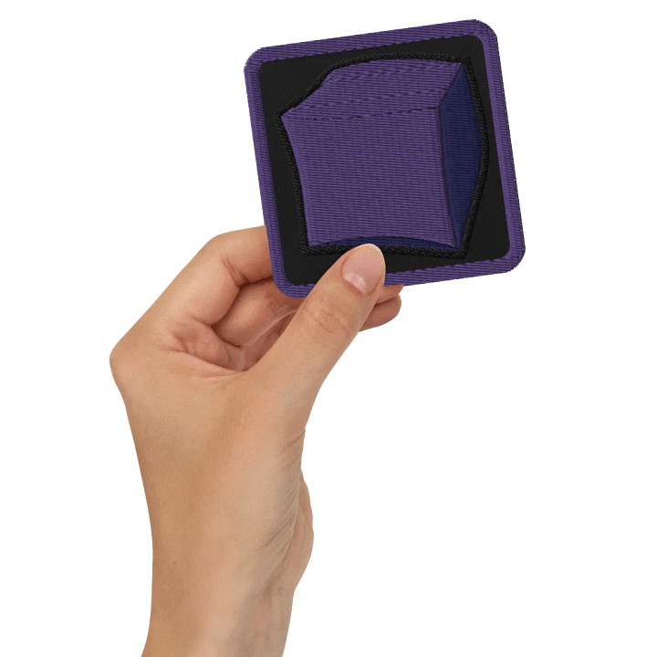 Cube Embroidered Patch product image (2)