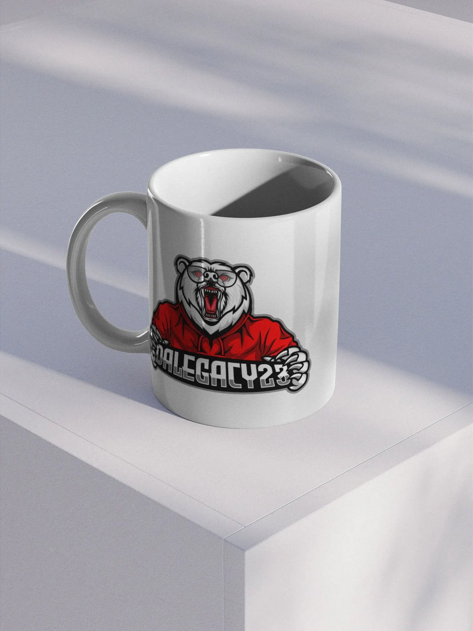 DaLegacy23 White Logo Mug product image (2)