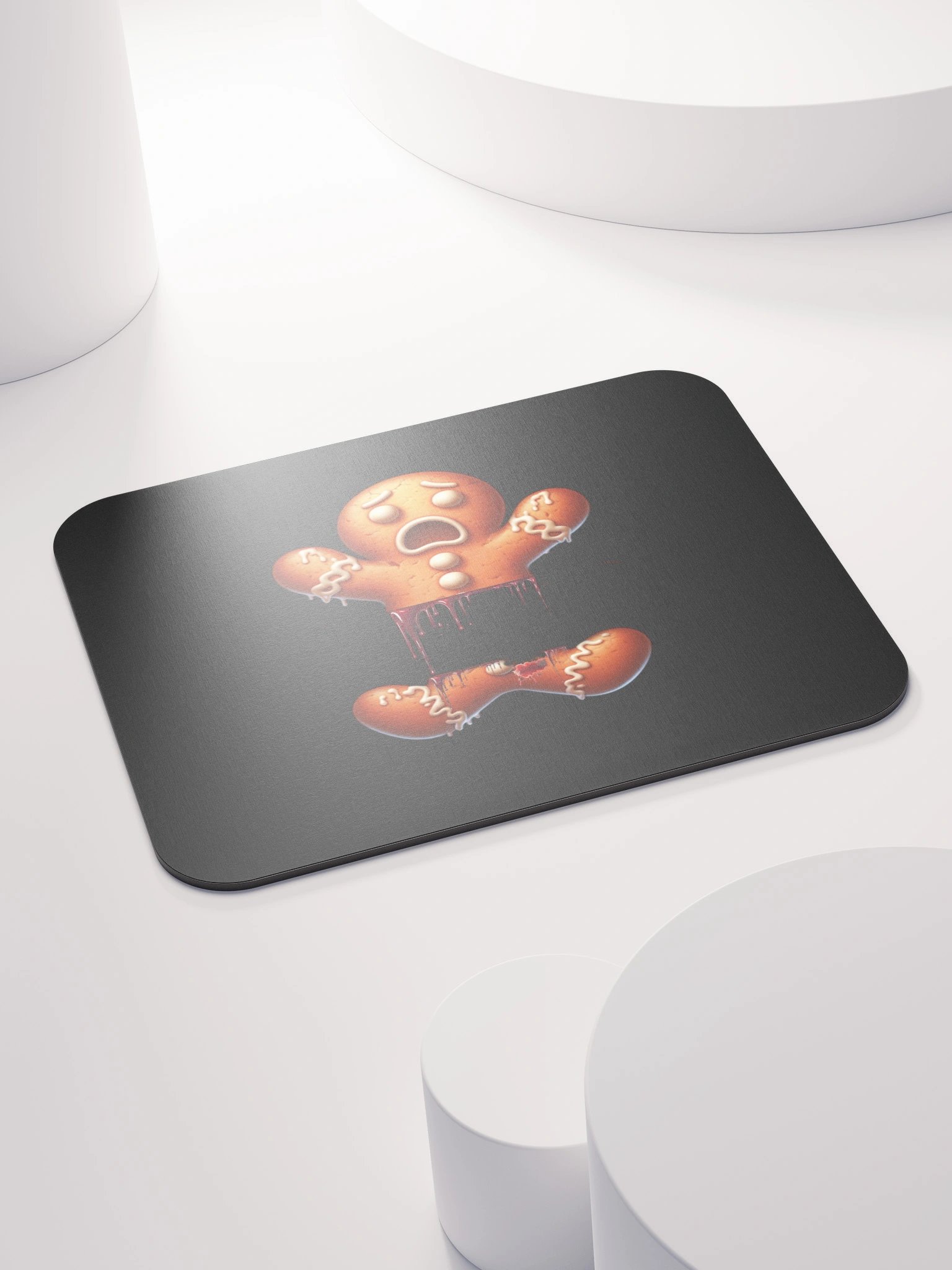 Broken Gingerbread Man Mouse Pad product image (4)