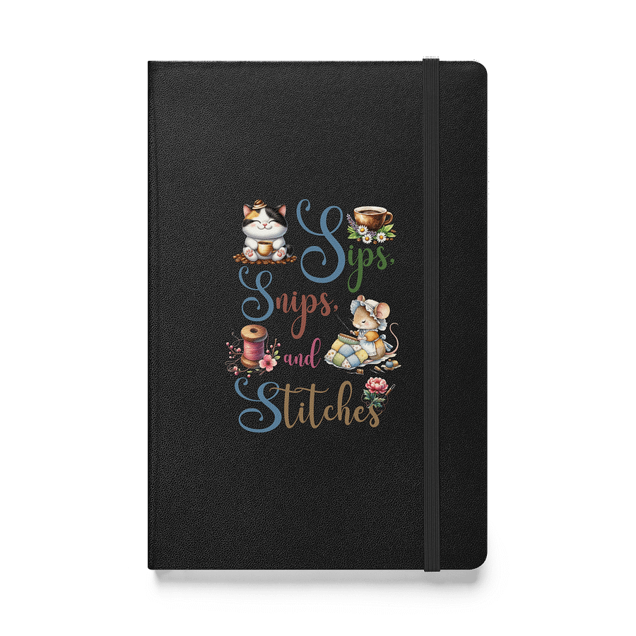 Whimsical Sips Snips Stitches Hardcover Journal product image (1)