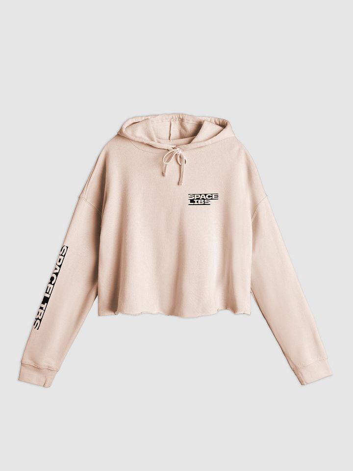 SpaceLibs Cropped Hoodie (Dark Logo) product image (2)