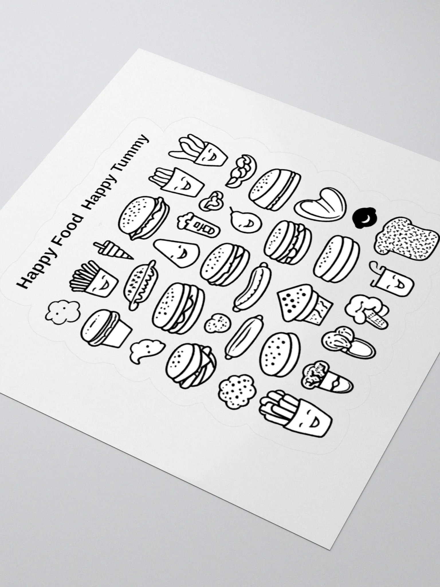 Happy Food, Happy Tummy — Smiling Snacks Sticker product image (12)