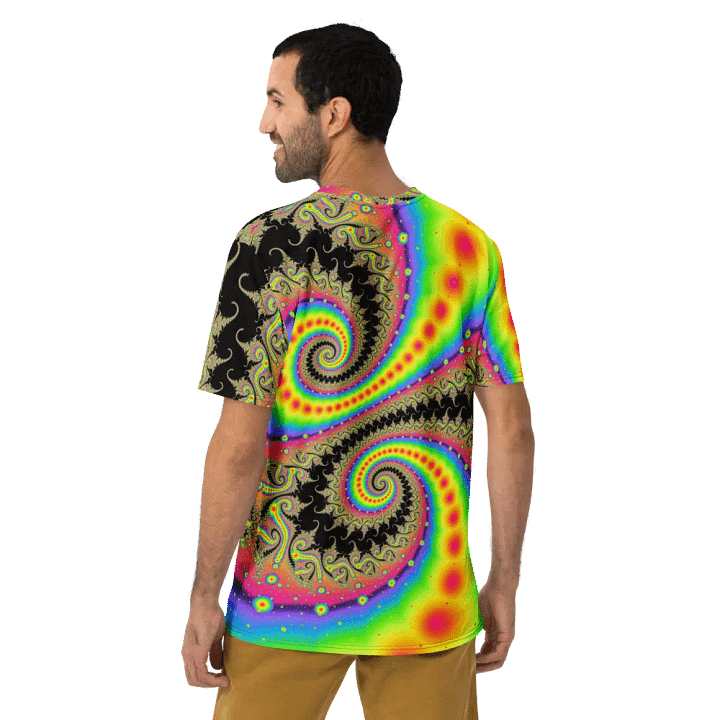 Fractal men's T-shirt - Pink Lemonade and Candy Twists product image (2)