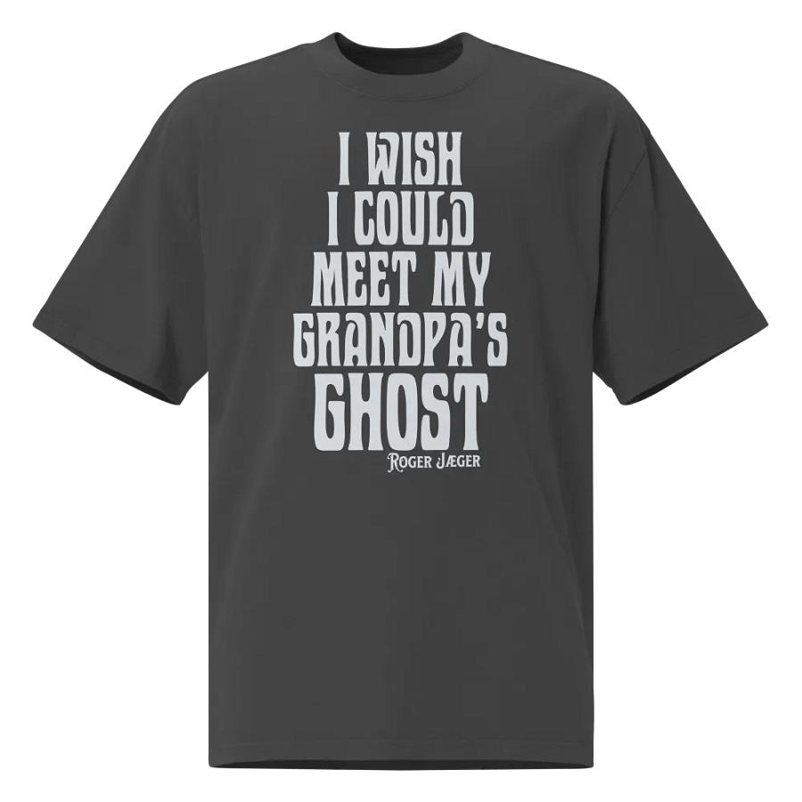 Grandpa's Ghost Black T-shirt product image (1)