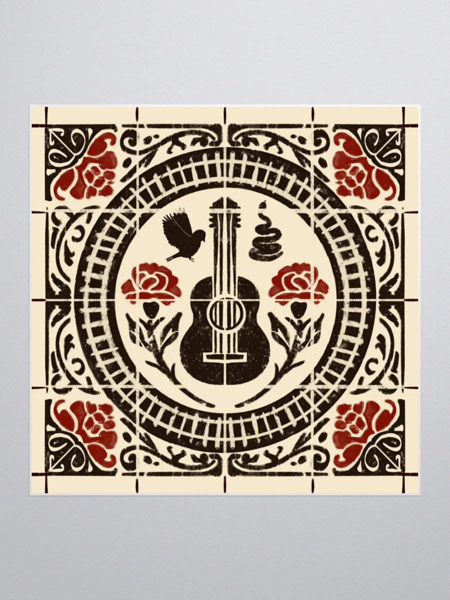 Hadestown Spanish Tile Stickers – Kiss-Cut Vinyl Broadway Musical Fan Decals product image (1)