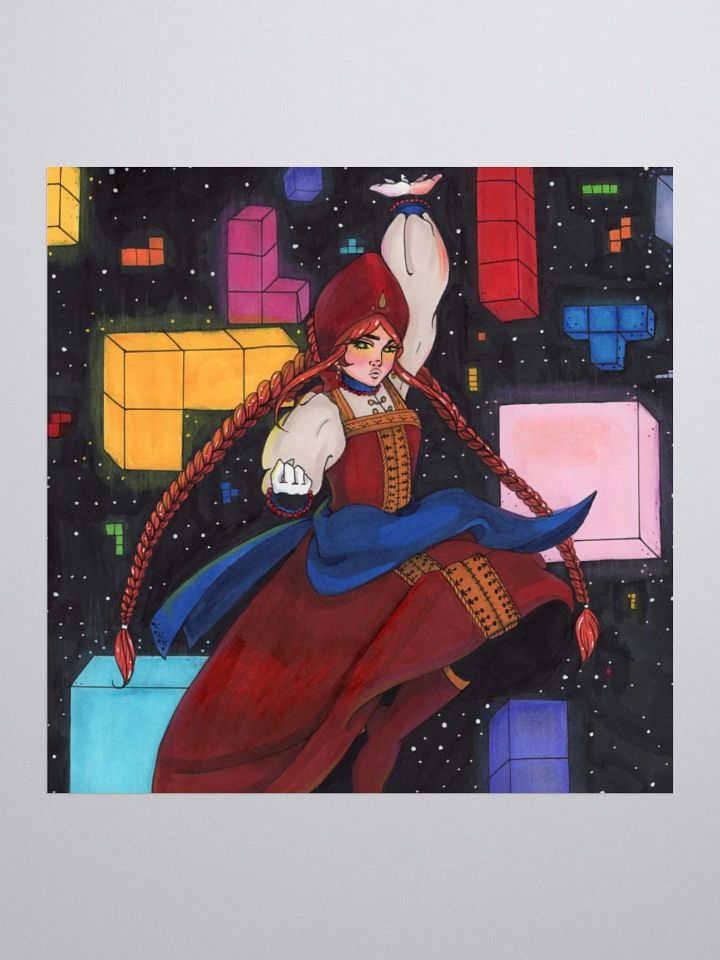 Tetris Kiss Cut Sticker product image (3)