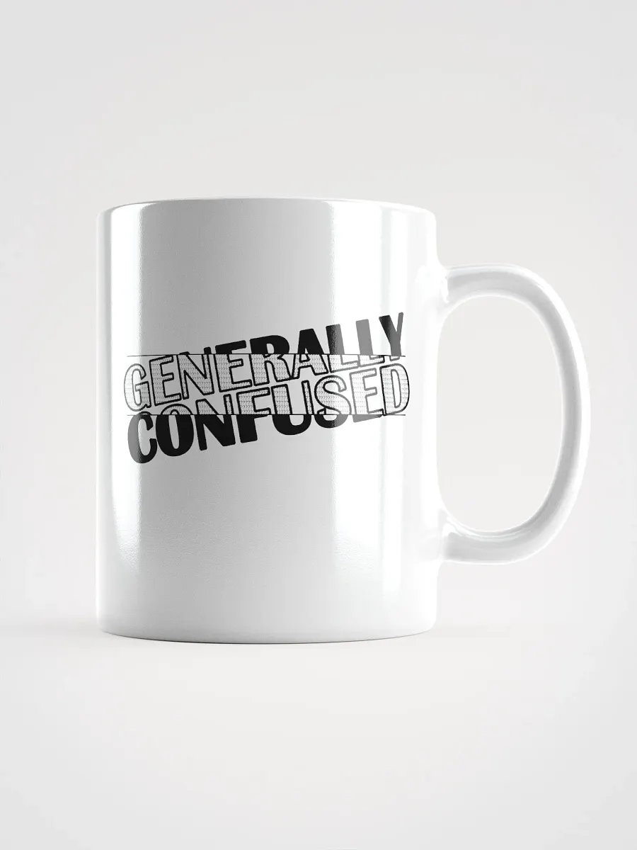 Generally Confused White Glossy Mug product image (1)