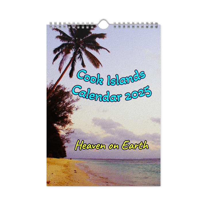 Calendar 2025 - Cook Islands 'Heaven on Earth' product image (1)