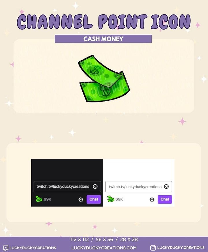 Cash Money Channel Point Icon product image (1)