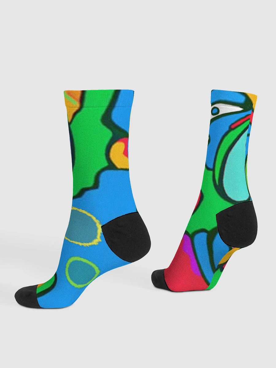 Vibrant Fusion Crew Socks product image (4)