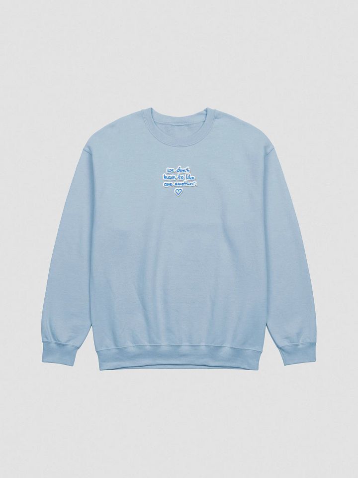 ONE ANOTHER (aqua bubble design) embroidered crewneck product image (2)