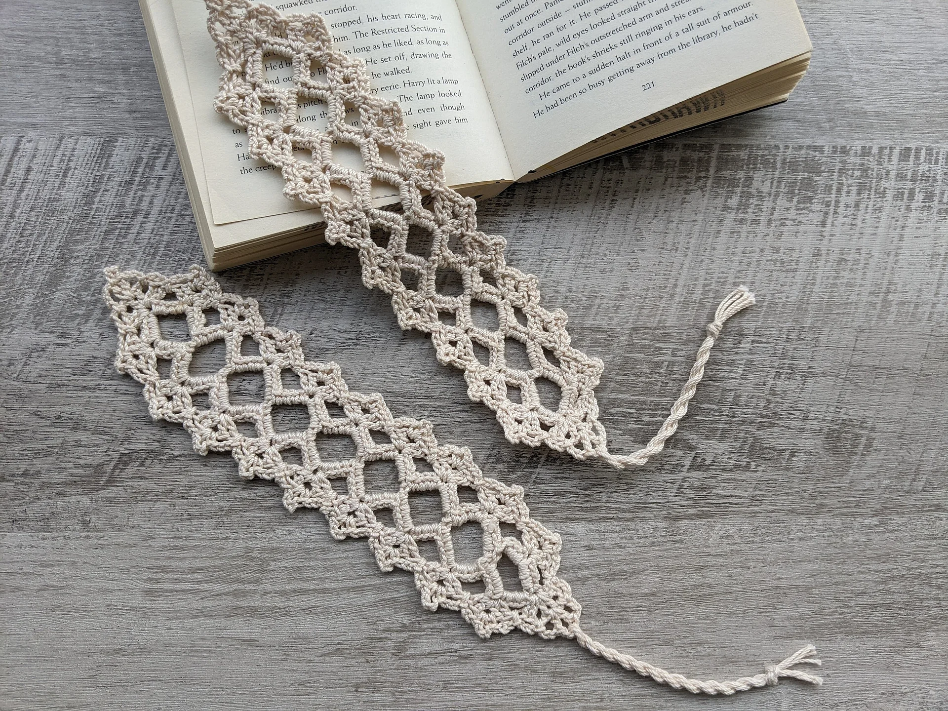 Crochet Lace Bookmark Pattern product image (6)