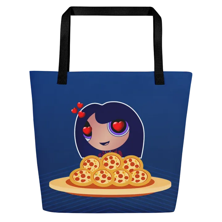 Pizza Love Tote Bag - Blue product image (1)