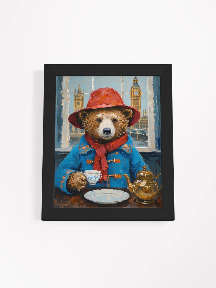 Whimsical Bear Tea Time Poster product image (2)