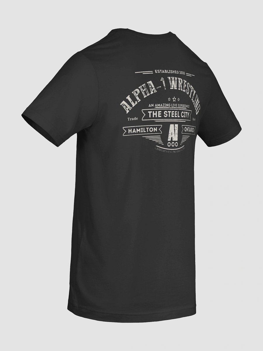 Vintage Steel City A1 Wrestling Double Sided Tee product image (46)
