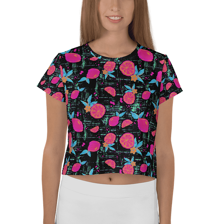 Hot Pink Lemonade Cropped Tshirt product image (1)