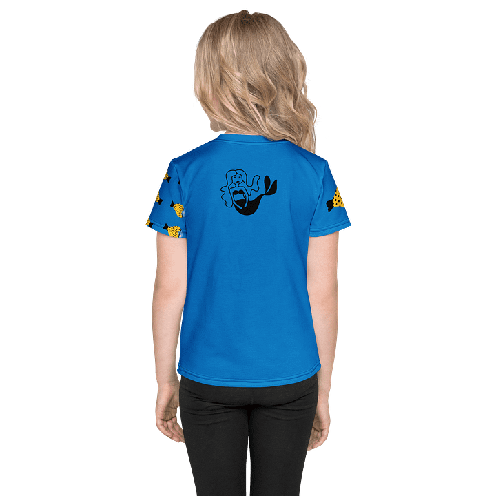 Fish style (art by Dina R.) acrylic painting picture - Kids Crew Neck T-Shirt product image (2)