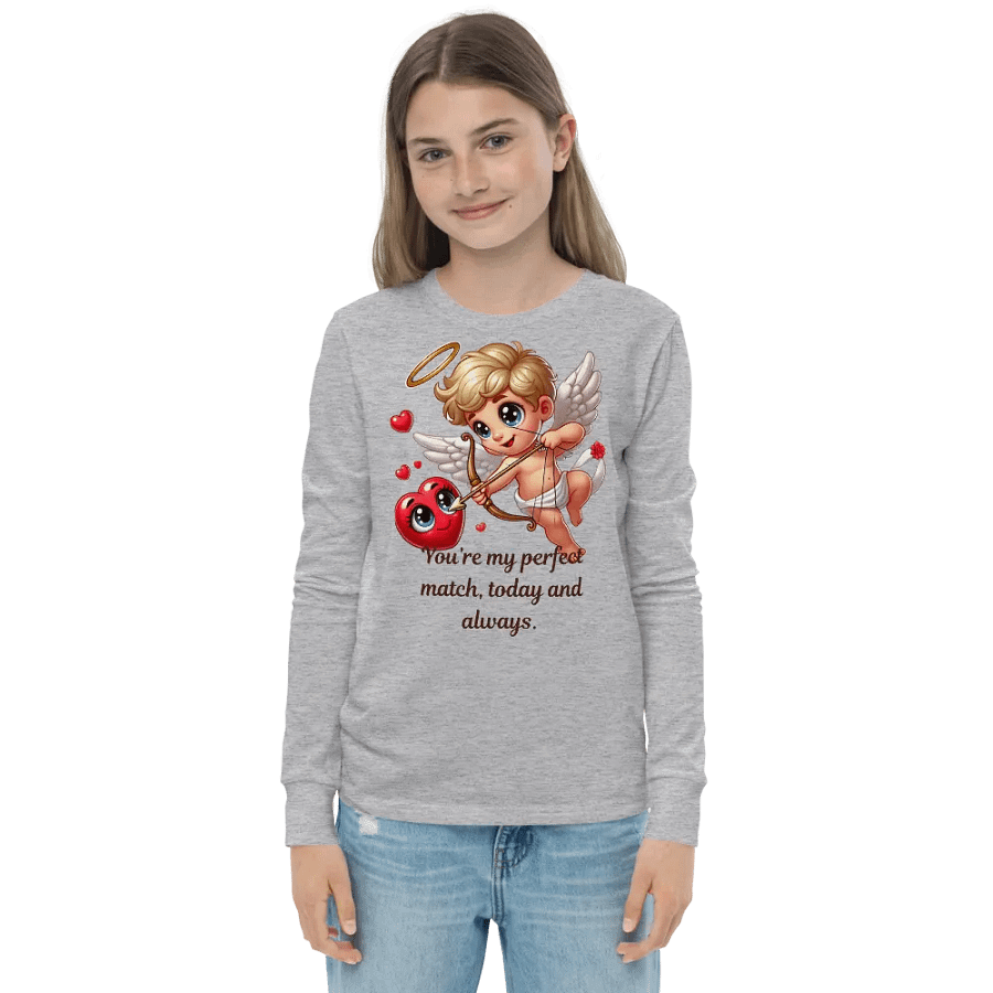 Cupid's Perfect Match Long Sleeve Tee product image (1)