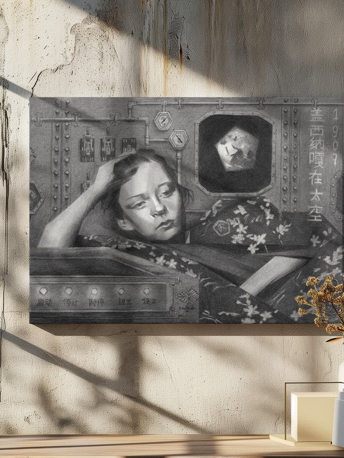 盖 西 纳 嘎 在 太 空 – 20-10-21 (Geesje Kwak in Space) product image (3)